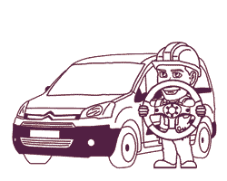 легковым автомобилем